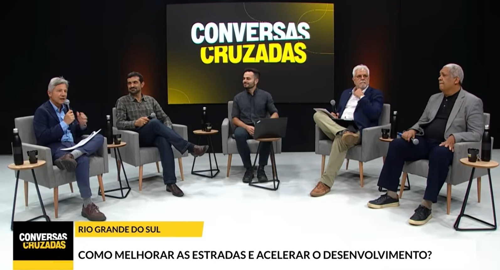 FETRANSUL participa do Conversas Cruzadas e destaca importância da infraestrutura para o desenvolvimento do RS