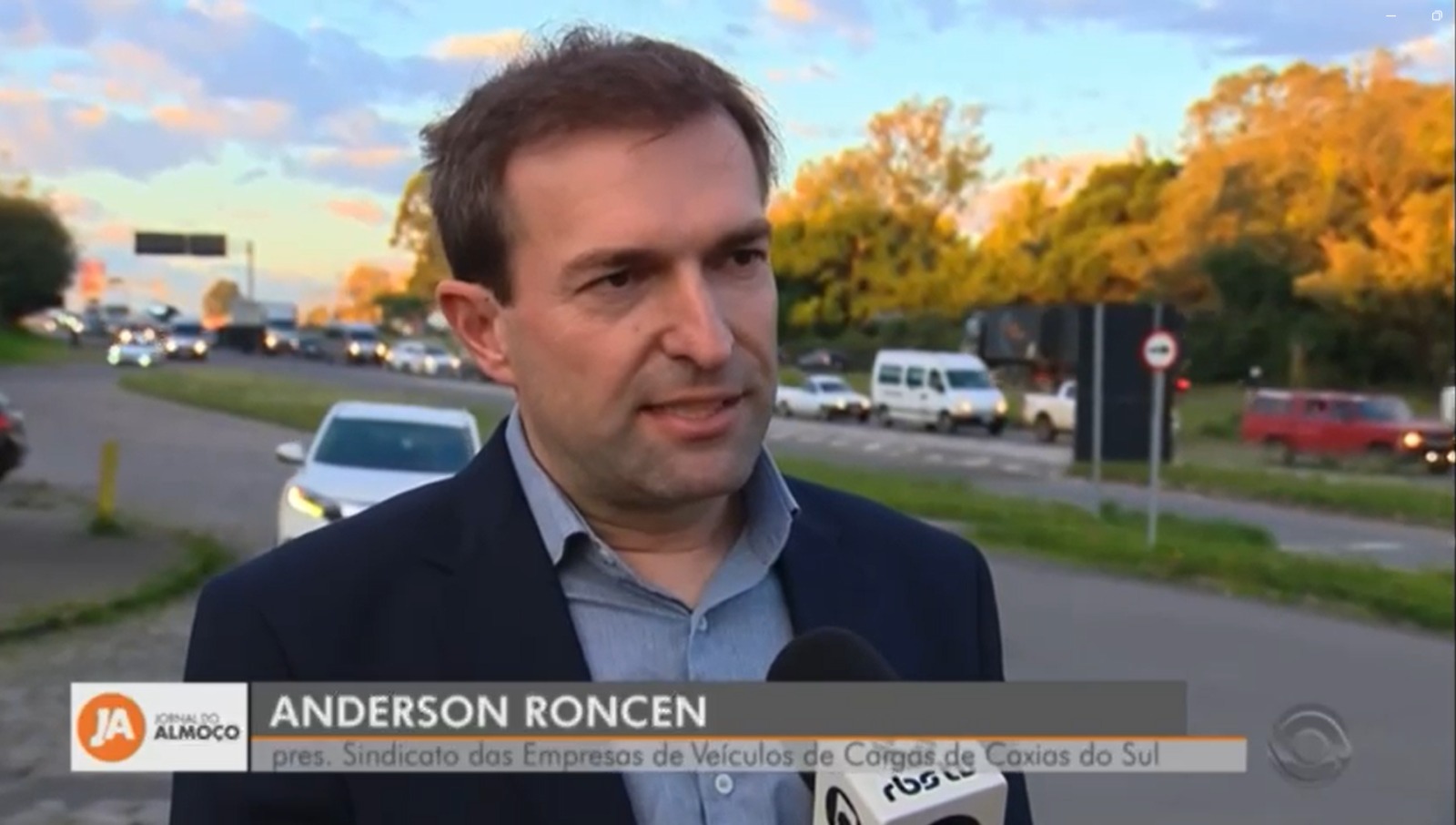Presidente do SIVECARGA destaca preocupação do setor nas rodovias da Serra Gaúcha em entrevista à RBS TV